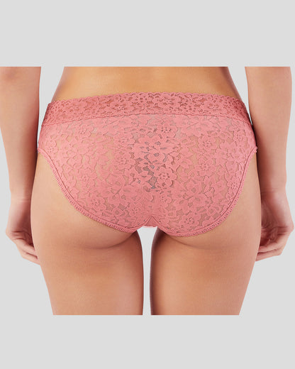 3-Pack intimates Lace Floral Bikini panty