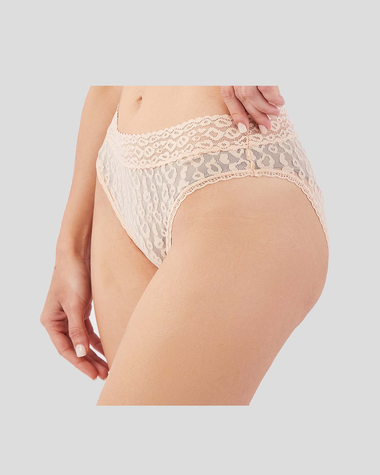 3-Pack Intimates Lace Cheetah Brief women Panties women underwear