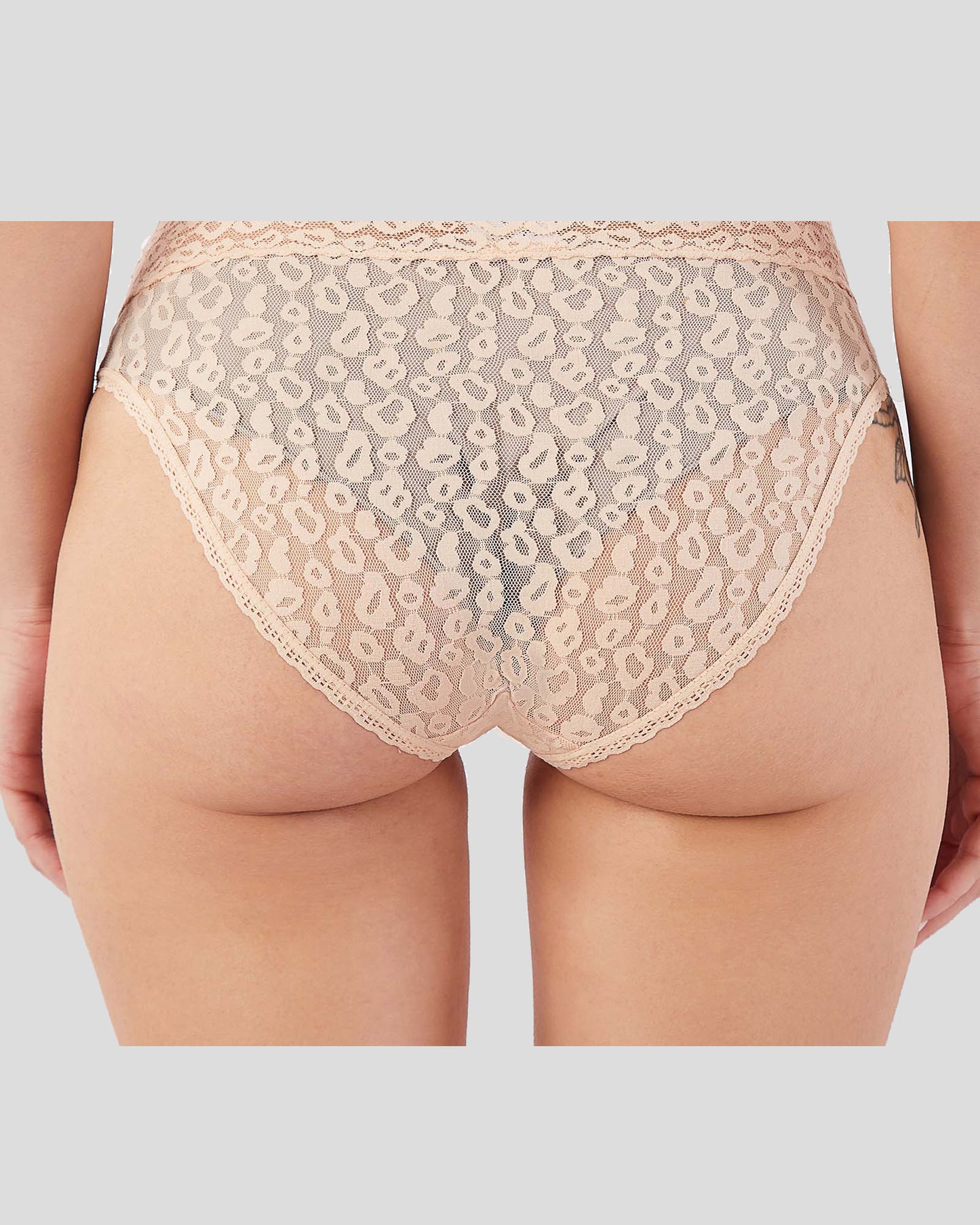 Lace Cheetah Brief