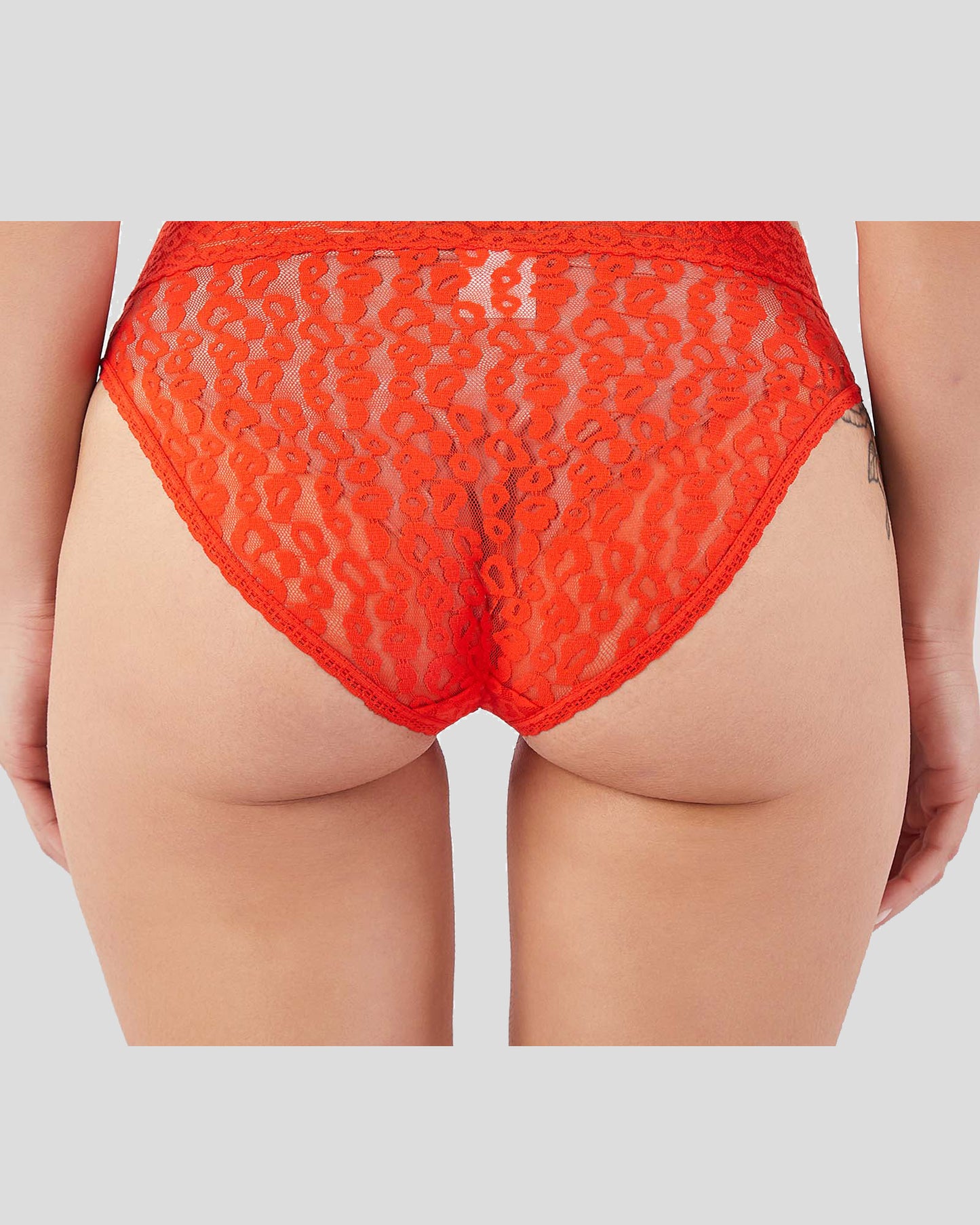 3-Pack Intimates Lace Cheetah Brief women Panties women underwear