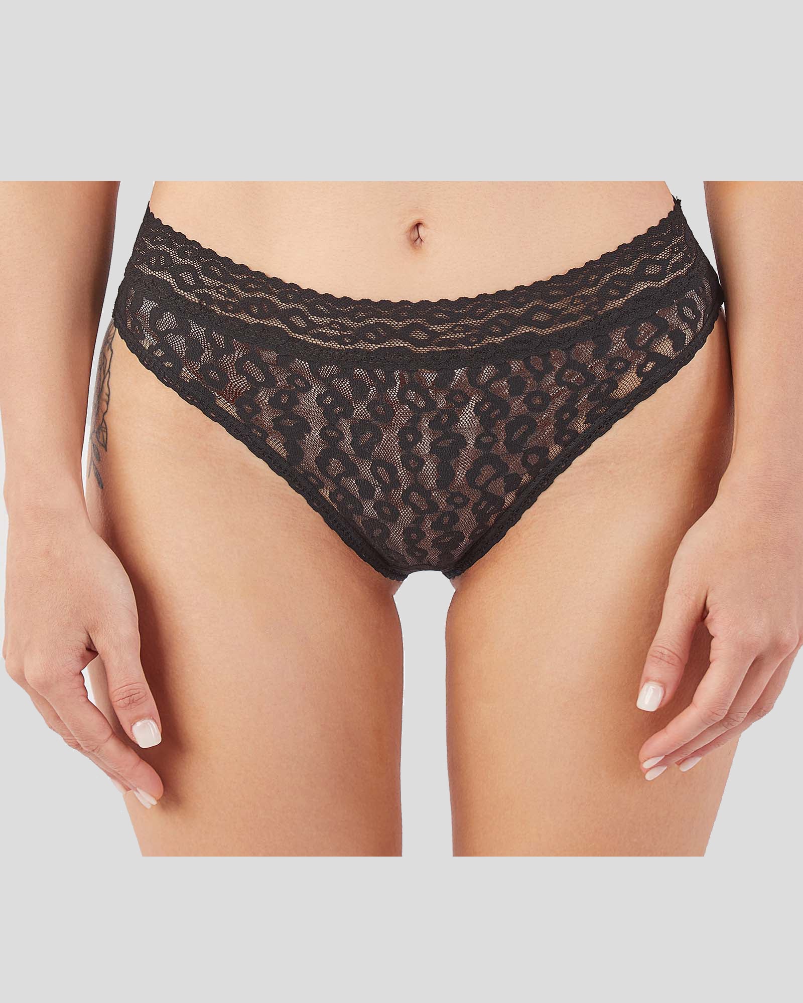 3-Pack Intimates Lace Cheetah Brief women Panties women underwear