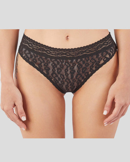 Lace Cheetah Brief