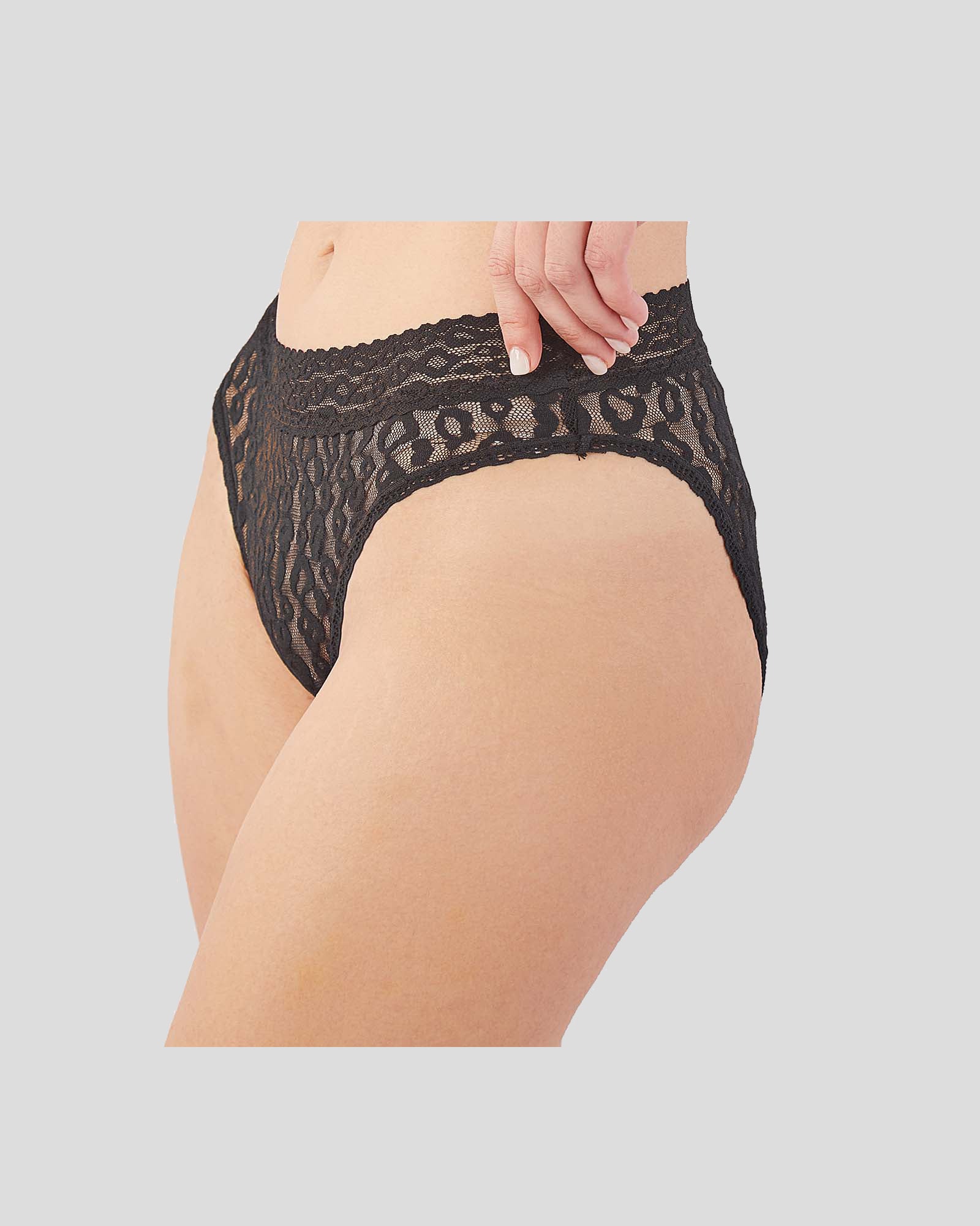 3-Pack Intimates Lace Cheetah Brief women Panties women underwear