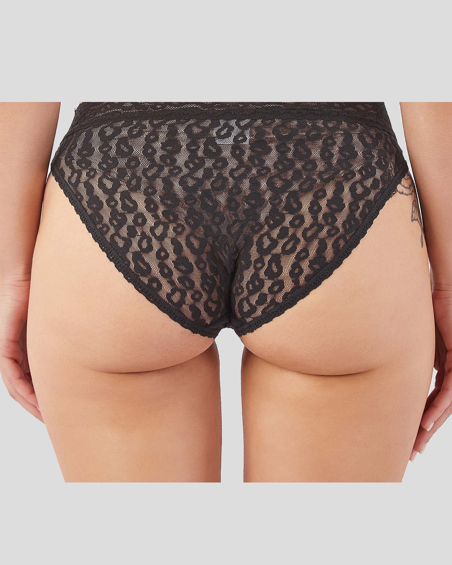 3-Pack Intimates Lace Cheetah Brief women Panties women underwear