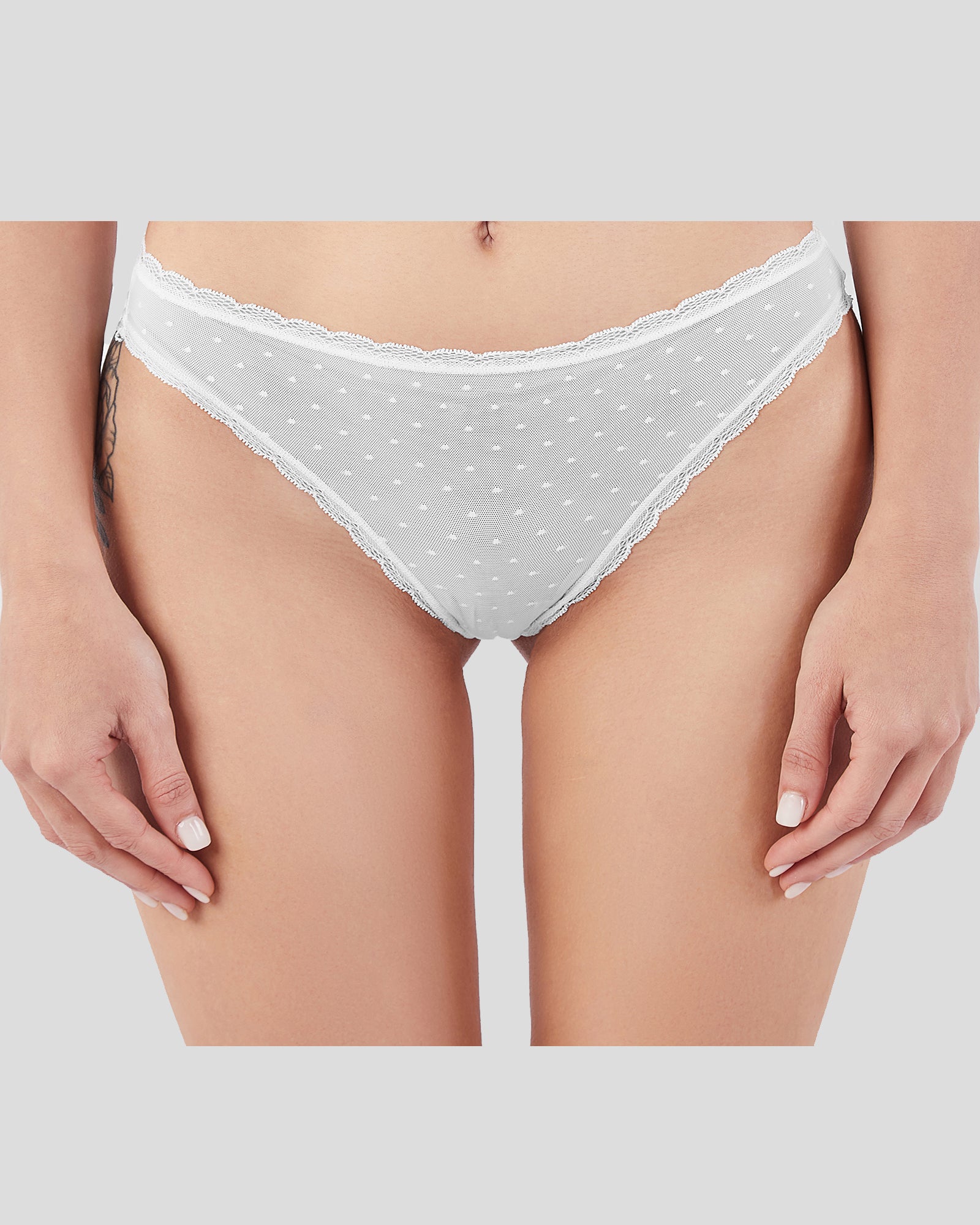 3-pack Intimates Lace Dots Brief Panties