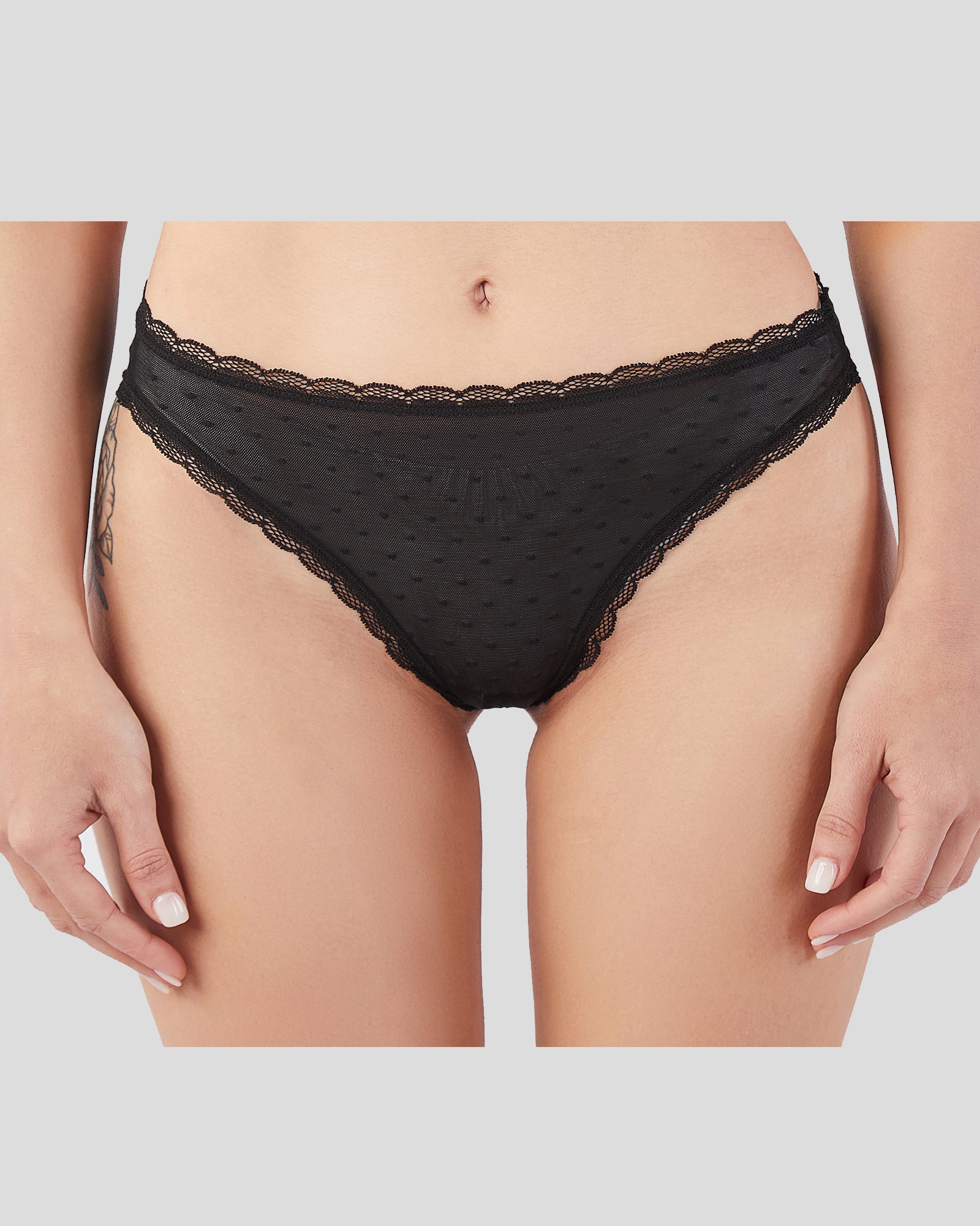 3-pack Intimates Lace Dots Brief Panties